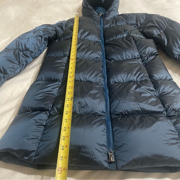 Eddie Bauer Luna Peak Down Hooded Parka Blue jacket - Picture 7 of 11